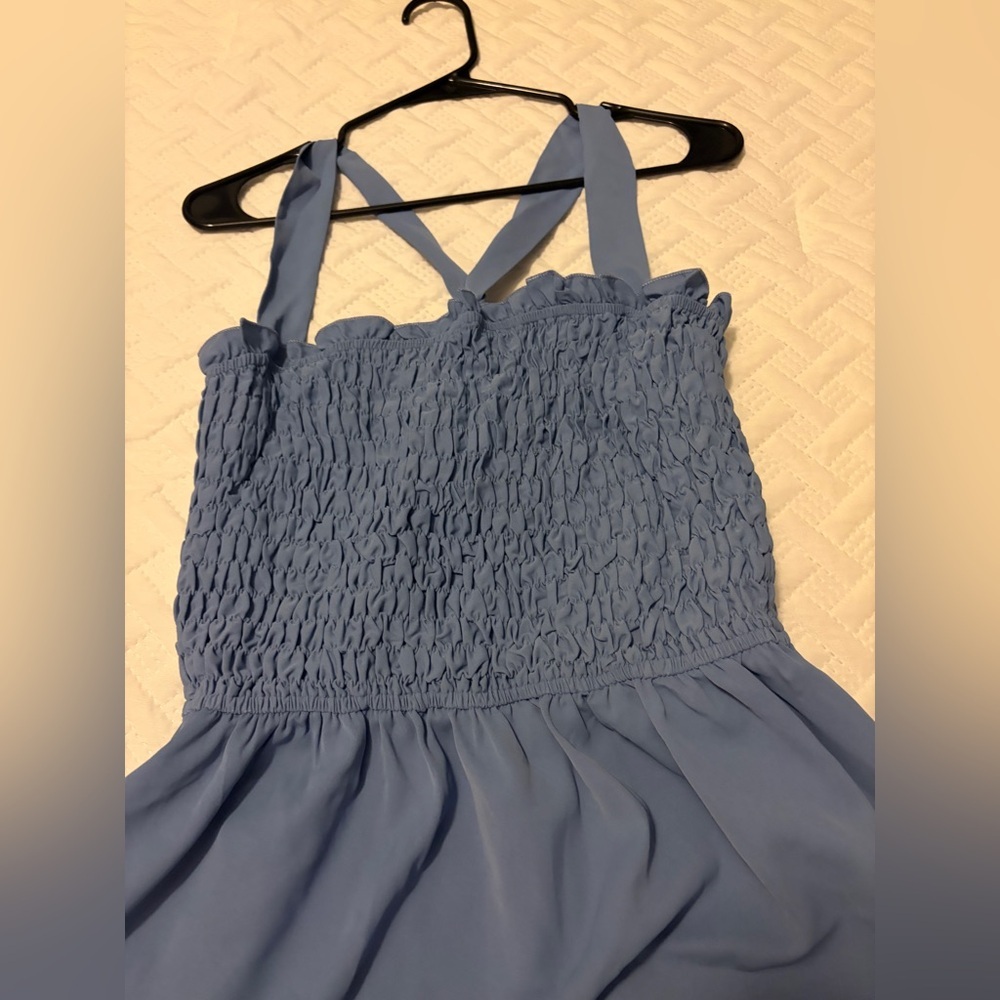 NWT Cupshe Light Blue XL Casual Sundress - Picture 3 of 4